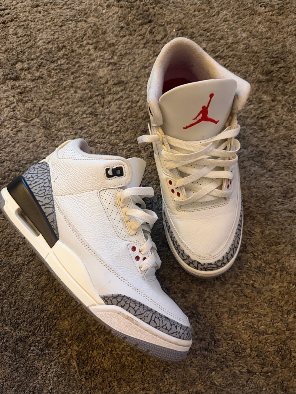 Nike Air Jordan 3 reimagined cement sz 8.5men 10 women